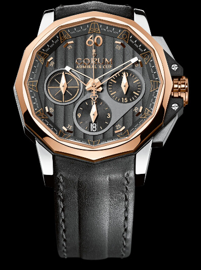 Corum Admiral's Cup Challenger 44 Chrono Steel and Red Gold watch REF: 753.771.24/0F61 AN16 Review